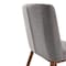 Armen Living Wade Mid-Century Dining Chair in Walnut Finish and Gray Fabric, PK2 LCWDSIGR - alternate 4